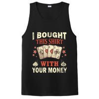 Funny Gambling I Poker Card Player Gaming Icon Tee PosiCharge Competitor Tank