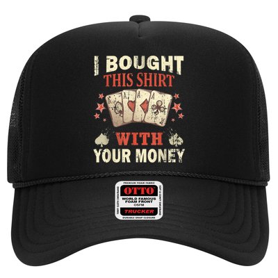Funny Gambling I Poker Card Player Gaming Icon Tee Trucker Hat