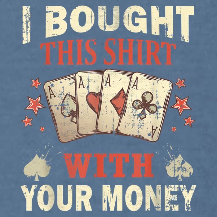 Funny Gambling I Poker Card Player Gaming Icon Tee Garment-Dyed Sweatshirt