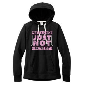 Funny Goalie Ice Hockey Player Ice Hockey Gift Women's Fleece Hoodie