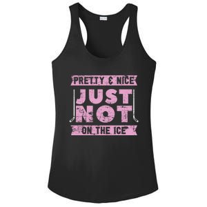 Funny Goalie Ice Hockey Player Ice Hockey Gift Ladies PosiCharge Competitor Racerback Tank