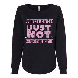 Funny Goalie Ice Hockey Player Ice Hockey Gift Womens California Wash Sweatshirt