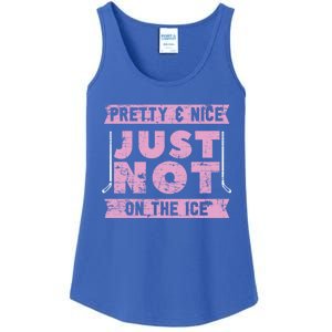 Funny Goalie Ice Hockey Player Ice Hockey Gift Ladies Essential Tank