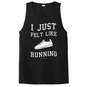 Forrest Gump I Just Felt Like Running Quote PosiCharge Competitor Tank