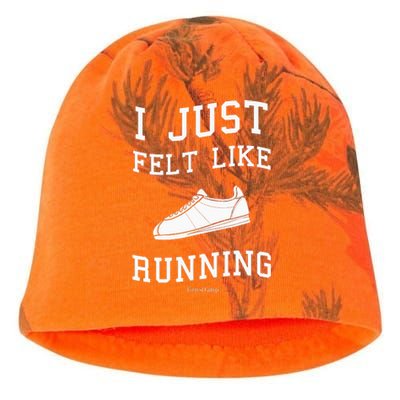 Forrest Gump I Just Felt Like Running Quote Kati - Camo Knit Beanie