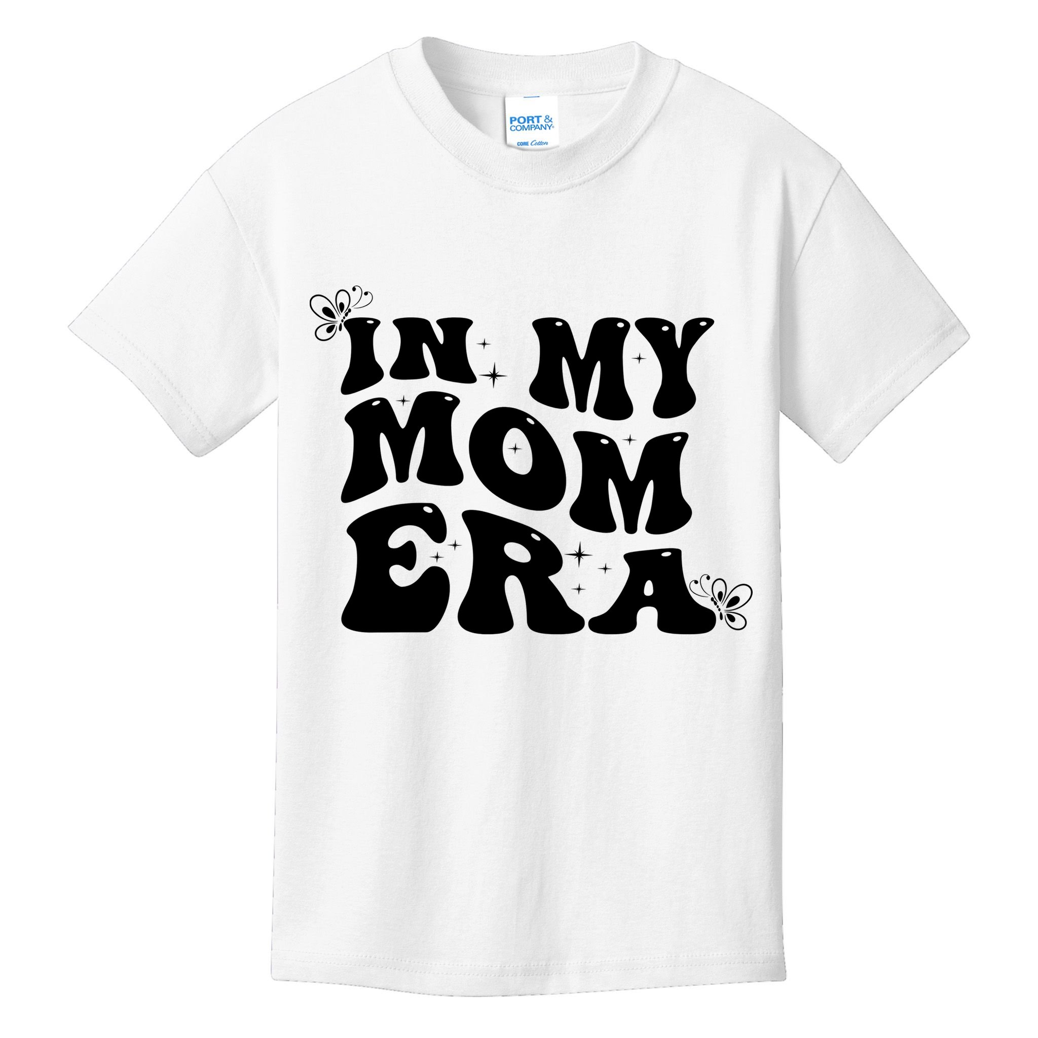 Funny Groovy In My Mom Era Kids T-Shirt