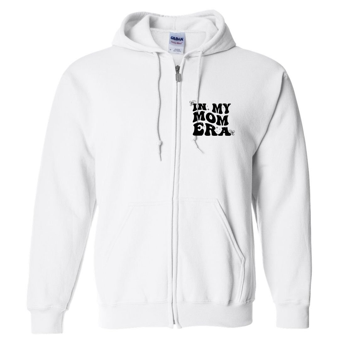 Funny Groovy In My Mom Era Full Zip Hoodie
