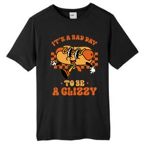 Funny Groovy ItS A Bad Day To Be A Glizzy Hot Dog Humor Tall Fusion ChromaSoft Performance T-Shirt