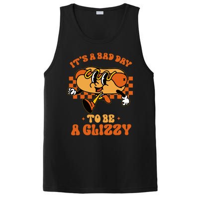 Funny Groovy ItS A Bad Day To Be A Glizzy Hot Dog Humor PosiCharge Competitor Tank