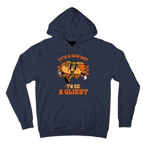 Funny Groovy ItS A Bad Day To Be A Glizzy Hot Dog Humor Hoodie