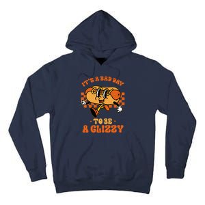 Funny Groovy ItS A Bad Day To Be A Glizzy Hot Dog Humor Tall Hoodie