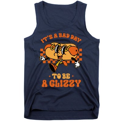 Funny Groovy ItS A Bad Day To Be A Glizzy Hot Dog Humor Tank Top