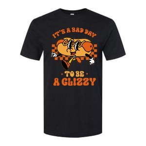 Funny Groovy ItS A Bad Day To Be A Glizzy Hot Dog Humor Softstyle CVC T-Shirt