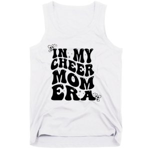 Funny Groovy In My Cheer Mom Era Tank Top