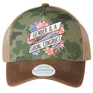 Floral Gender Is A Social Construct Legacy Tie Dye Trucker Hat