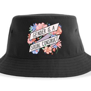 Floral Gender Is A Social Construct Sustainable Bucket Hat