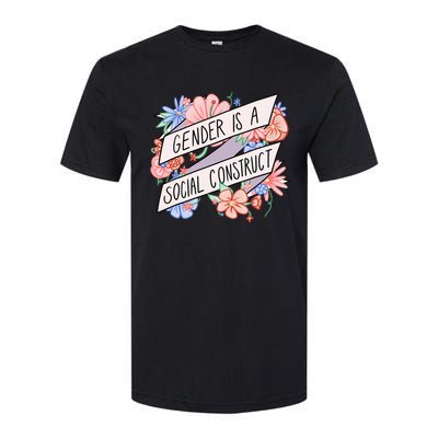 Floral Gender Is A Social Construct Softstyle® CVC T-Shirt