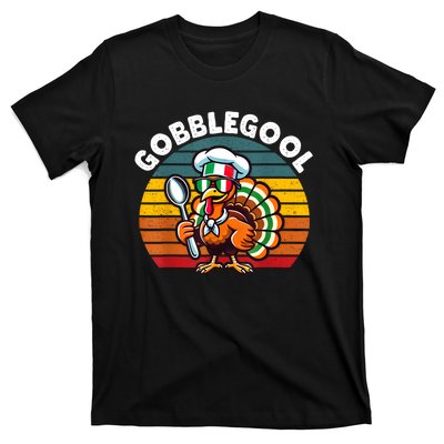 Funny Gobblegool Italian Gobble Turkey Day Fall Thanksgiving T-Shirt