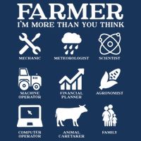 Farmer Gift Idea Farming Agriculture Patriotic Farmer Doggie Tank