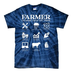 Farmer Gift Idea Farming Agriculture Patriotic Farmer Tie-Dye T-Shirt