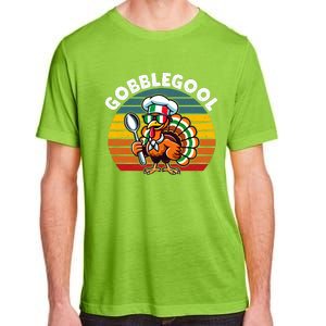 Funny Gobblegool Italian Gobble Turkey Day Fall Thanksgiving Adult ChromaSoft Performance T-Shirt