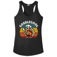 Funny Gobblegool Italian Gobble Turkey Day Fall Thanksgiving Ladies PosiCharge Competitor Racerback Tank