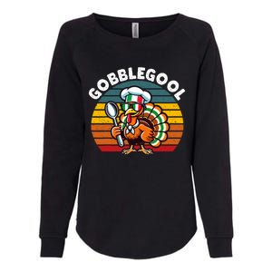 Funny Gobblegool Italian Gobble Turkey Day Fall Thanksgiving Womens California Wash Sweatshirt