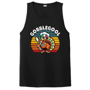 Funny Gobblegool Italian Gobble Turkey Day Fall Thanksgiving PosiCharge Competitor Tank