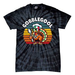 Funny Gobblegool Italian Gobble Turkey Day Fall Thanksgiving Tie-Dye T-Shirt