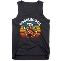 Funny Gobblegool Italian Gobble Turkey Day Fall Thanksgiving Tank Top