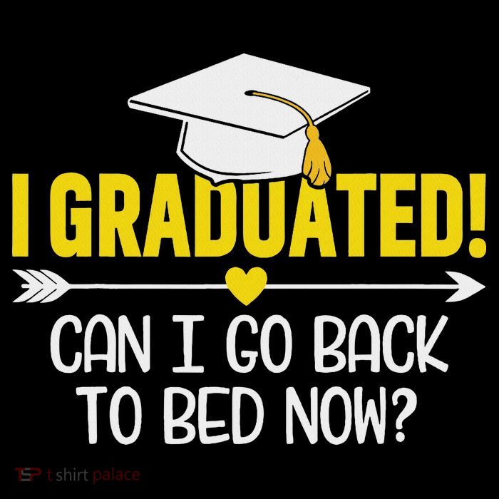 Funny Graduation – I Graduated Can I Sleep Now T-Shirt