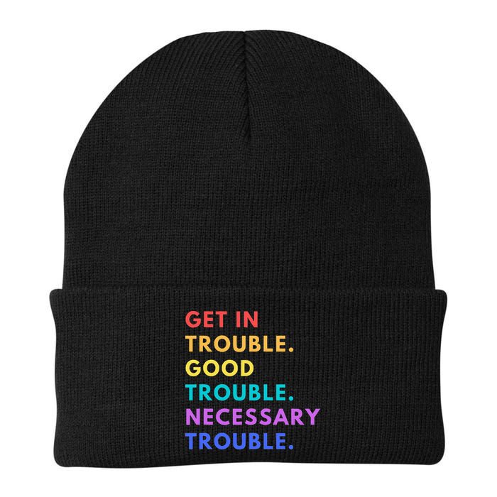 Funny Get In Good Necessary Trouble Beanie