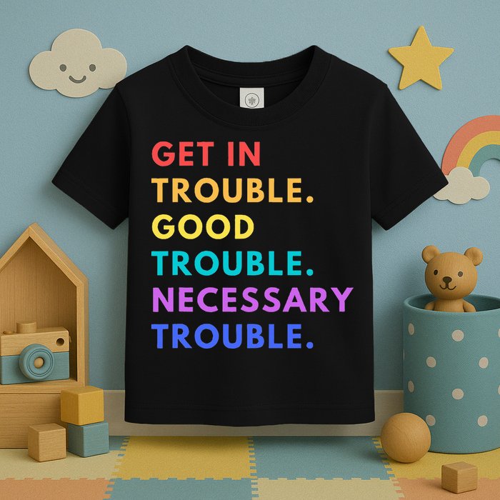 Funny Get In Good Necessary Trouble Toddler T-Shirt