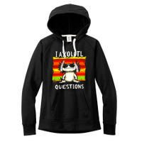 Funny Graphic I Axolotl Questions Women's Fleece Hoodie