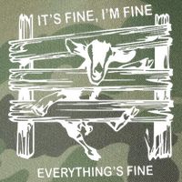 Funny Goat Its Fine Im Fine Everything Is Fine Legacy Tie Dye Trucker Hat
