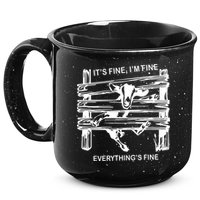 Funny Goat Its Fine Im Fine Everything Is Fine 15oz Campfire Ceramic Mug
