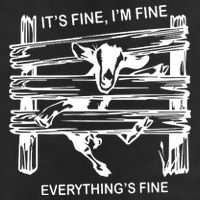 Funny Goat Its Fine Im Fine Everything Is Fine 15oz Campfire Ceramic Mug