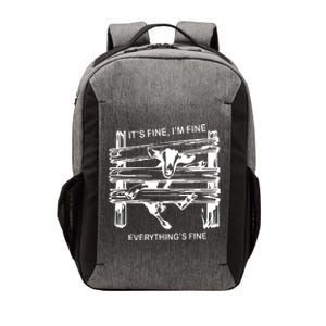 Funny Goat Its Fine Im Fine Everything Is Fine Vector Backpack