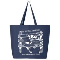 Funny Goat Its Fine Im Fine Everything Is Fine 25L Jumbo Tote