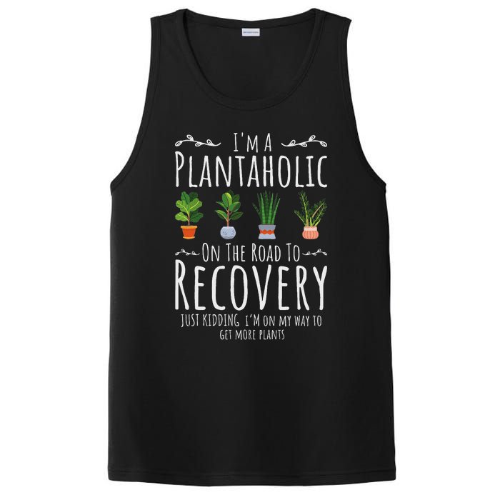 Funny Gardener IM A Plantaholic On The Road To Recovery PosiCharge Competitor Tank