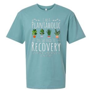 Funny Gardener IM A Plantaholic On The Road To Recovery Sueded Cloud Jersey T-Shirt