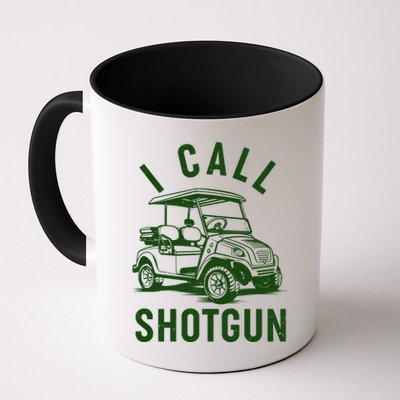 Funny Golfing I Call Shotgun Golf Cart Mug
