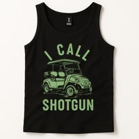 Funny Golfing I Call Shotgun Golf Cart Tank Top