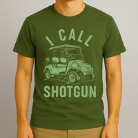 Funny Golfing I Call Shotgun Golf Cart T-Shirt