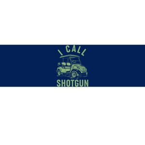 Funny Golfing I Call Shotgun Golf Cart Bumper Sticker