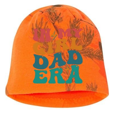 Funny Groovy In My Girlss Dad Era Kati - Camo Knit Beanie