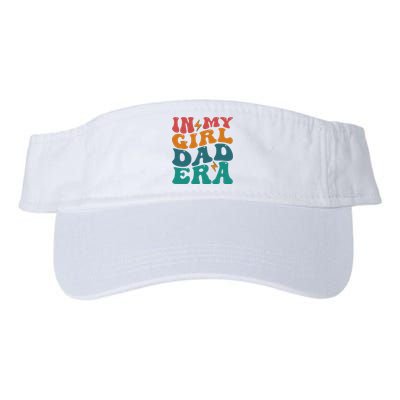 Funny Groovy In My Girlss Dad Era Valucap Bio-Washed Visor