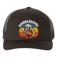 Funny Gobblegool Italian Gobble Turkey Day Fall Thanksgiving Long Sleeve Yupoong Adult 5-Panel Trucker Hat