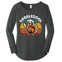 Funny Gobblegool Italian Gobble Turkey Day Fall Thanksgiving Long Sleeve Women's Perfect Tri Tunic Long Sleeve Shirt