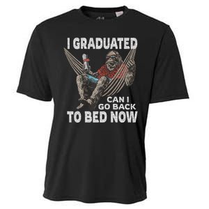 Funny Graduation I Graduated Can I Go Back To Bed Now Cooling Performance Crew T-Shirt